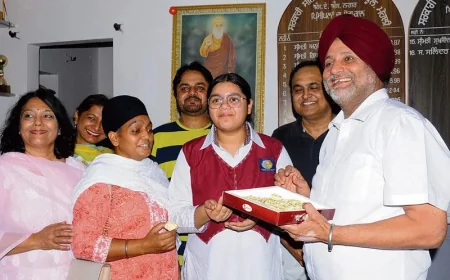 Kanwalnain Kaur tops Mohali with 634 marks in Pseb 12th Result 2026