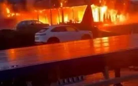 Carhill Cars fire destroys six vehicles near Garvagh