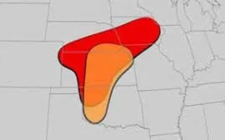Severe Storms Raise Hail Storm Risk From Oklahoma to Iowa
