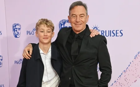 Paapa Essiedu Meets Jason Isaacs at the BAFTA TV Awards