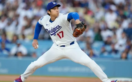 Shohei Ohtani Throws 7 Scoreless Innings in Dodgers' 4-0 Win