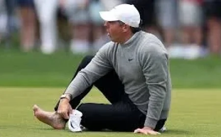McIlroy Says Toe Is Uspga Ready After 9-Hole Practice