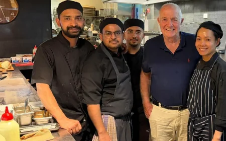 Rick Stein Visits Urban Greek on Murray Street in Hobart