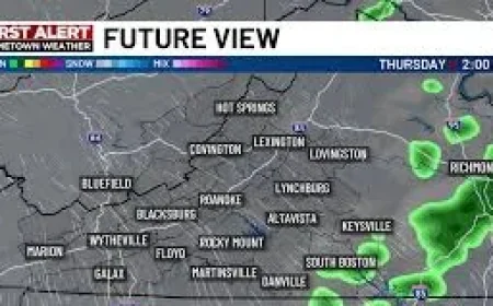 Burlington Weather Front Drops Temperatures Into 40s and 50s