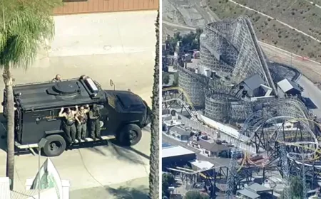 Six Flags Magic Mountain lockdown ends after bomb threat call