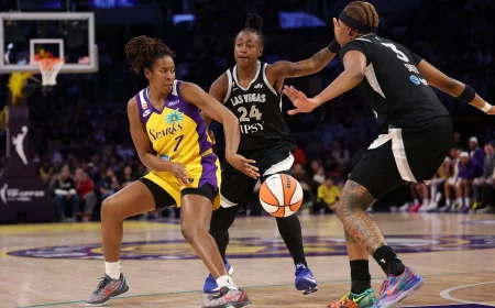 Lisa Leslie Watches Sparks Fall 105-78 to Aces