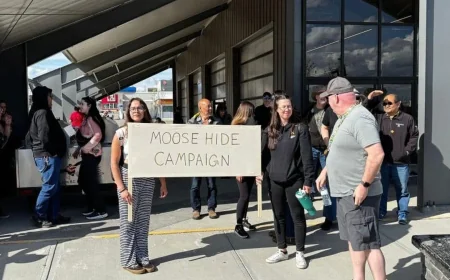 BMO backs Moose Hide Campaign with 20,000 pins and donation