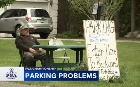 Nick Scamuffa sells $150 parking spots in Newtown Square Pa