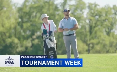 Braden Shattuck Teaches at Rolling Green Before PGA Championship