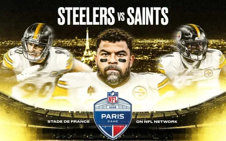 Steelers to face Saints in 2026 Paris Game at Stade de France — Giants Vs Saints