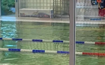 Bill Axon says North Berwick pool stays safe despite green water