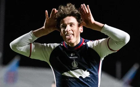 Celtic Watch Barney Stewart as Falkirk Striker Gains Summer Attention