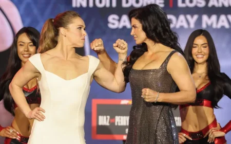 Ronda Rousey Vs Gina Carano Fight Card Lands on Netflix May 16