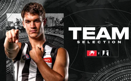 Charlie West Leads Four Changes Before Swans Vs Collingwood