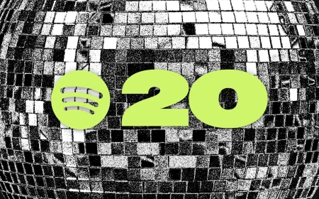 Spotify Twists Spotify Logo Into Green Disco Ball for 20th Anniversary
