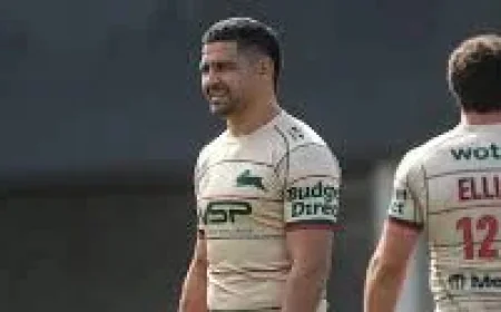Murray Leads Rabbitohs' 20-Man Squad for Dolphins Vs Rabbitohs