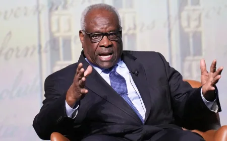 Clarence Thomas says Constitution is common bedrock in divided America