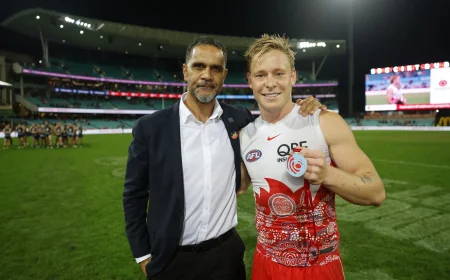 Michael O'loughlin medal returns as Swans host Collingwood in Round 10