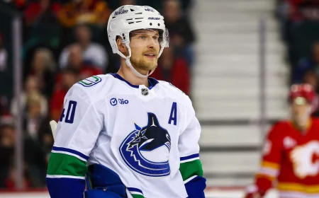 Morgan Rielly Angle Surfaces as Maple Leafs Eye Elias Pettersson