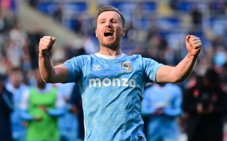 Jamie Allen Coventry City Exit As Seven Players Leave After Promotion