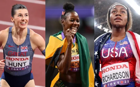 Amy Hunt, Shericka Jackson and Sha'Carri Richardson headline 2026 Diamond League opener