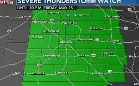Storm Prediction Center issues Lubbock Weather watch until 10 p.m. Friday
