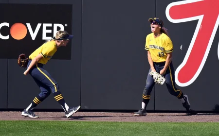 Michigan Softball Opens NCAA Tournament Against Kansas in Norman
