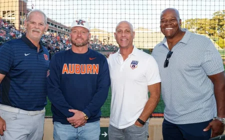 Josh Donaldson Joins Auburn's Wall of Fame at Plainsman Park