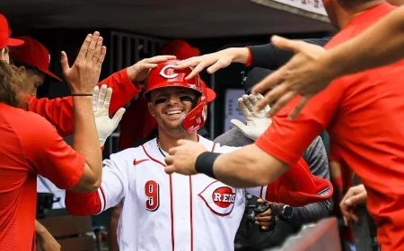 Matt Mclain Sparks Reds to 15-1 Rout With Two-Run Homer