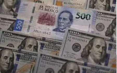 Peso cae a 17.34 por dólar y presiona al Dólar Estadounidense