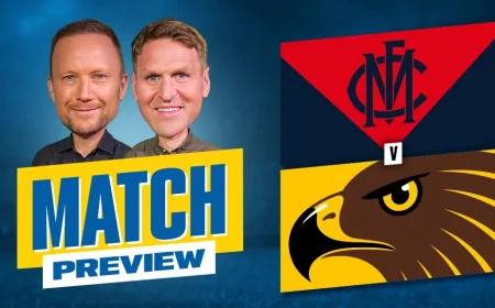 Nathan Brown and Kane Cornes Preview Melbourne Vs Hawthorn at the MCG