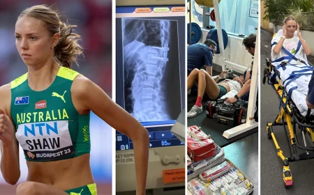 Erin Shaw undergoes spinal fusion after 135-kilogram gym accident