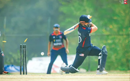 Pubudu Dassanayake Guides Usa Vs Nepal Return To TU Ground