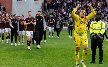 Schwolow Keeps Clean Sheet in Hearts' 1-0 Win Over Aberdeen