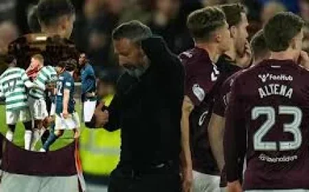 Andrew Dallas Clears 17th-Minute Rangers Handball Call — Celtic Vs Hearts Live Stream