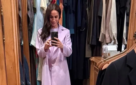 Meghan Markle Shares Meghan Markle Princess Lilibet Photo in Closet Scene