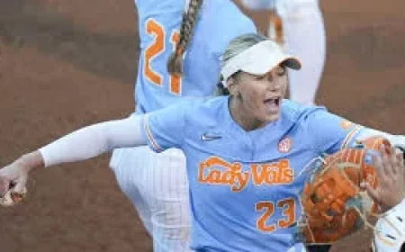 Erin Nuwer Leads Tennessee Softball Past Northern Kentucky 3-1