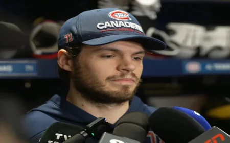 Jake Evans Addresses Game 6 Pressure Before Buffalo