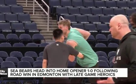 Blue Bombers Clinch West Division as Sea Bears Open at Home