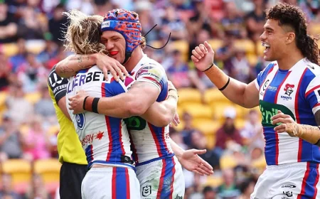 Fletcher Sharpe Scores Twice as Knights Beat Titans 36-12