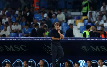 Conte Starts De Bruyne for Pisa Vs Napoli Lineups