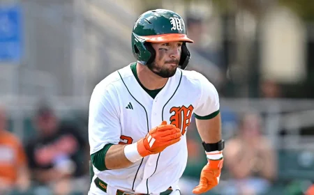Miami Sets Stanford or Cal First in Acc Baseball Tournament Path
