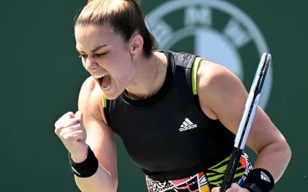 Maria Sakkari Leads Day One at Internationaux de Strasbourg