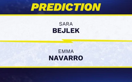 Emma Navarro Predicted Over Sara Bejlek in 3 Sets