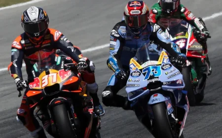 Alex Marquez Crash Red-Flags Catalan MotoGP on Lap 12