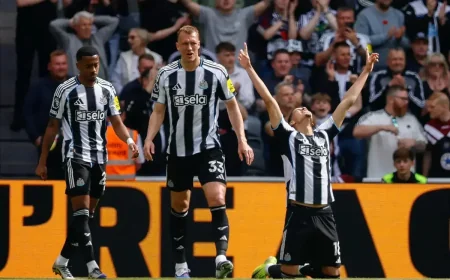 Osula Wins April Award With 76% Vote for Newcastle
