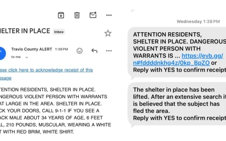 Austin Police Lifts 51,789-Person Austin Shelter In Place