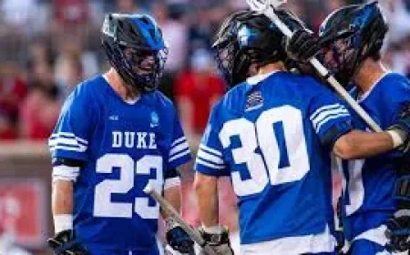 Duke Lacrosse Meets Georgetown in NCAA Quarterfinals