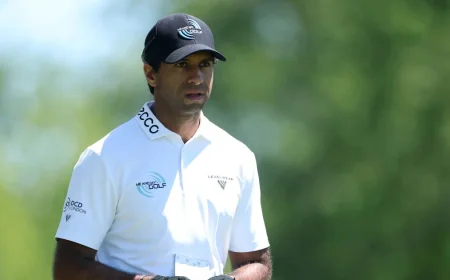 Aaron Rai Golf: Rai Saves Par at No. 14, Stays at 5 Under