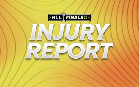 Halifax Lists Four Questionable for Nll Finals Game 1